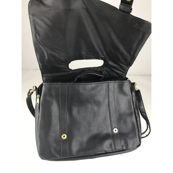 Original Carriage Collection Unisex Adults Black Shoulder Strap Messenger Bag - Picture 9 of 9